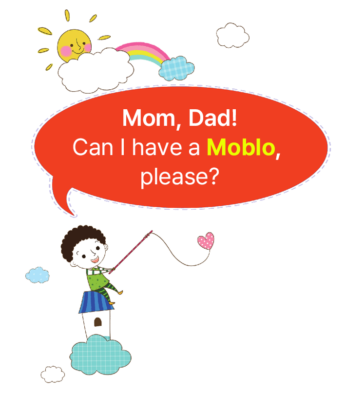 Character Illustration - Mom, Dad! I want to have Moblo! / What is Moblo?